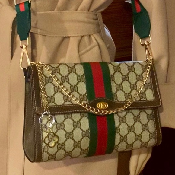 ❗️SOLD❗️😍GUCCI 3/WAY OPHIDIA SUPREME 10x6.5 GORG😍 - Picture 5 of 13